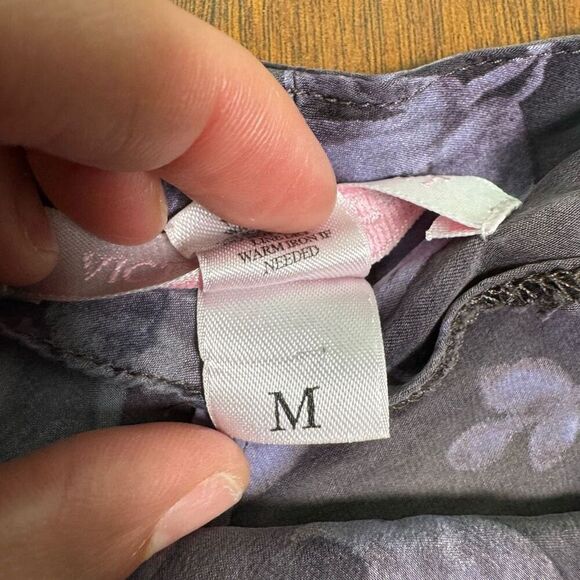 Victoria’s Secret Vintage Silk Slip Floral Women’s Size Medium - Picture 9 of 11